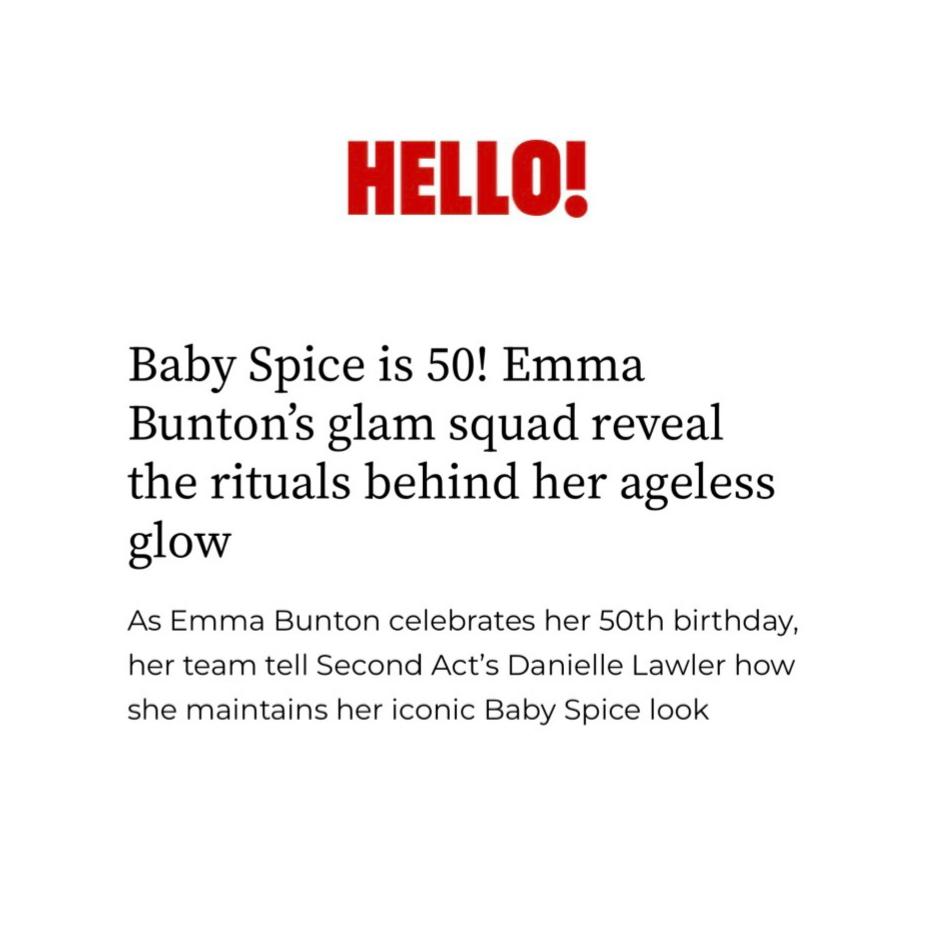 Baby Spice is 50! Emma Bunton’s glam squad reveal the rituals behind her ageless glow